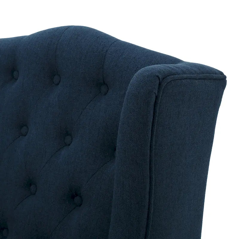 Tufted High-Back Club Chair - 27.25 L x 33.75 W x 38.50 H