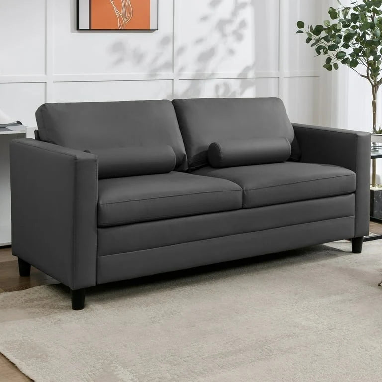 Pull Out Sofa Bed,Modern Convertible Sleeper Sofa,2-in-1 Couch Bed with Mattress,Futon Couches