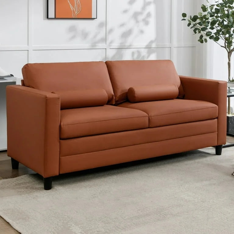 Pull Out Sofa Bed,Modern Convertible Sleeper Sofa,2-in-1 Couch Bed with Mattress,Futon Couches