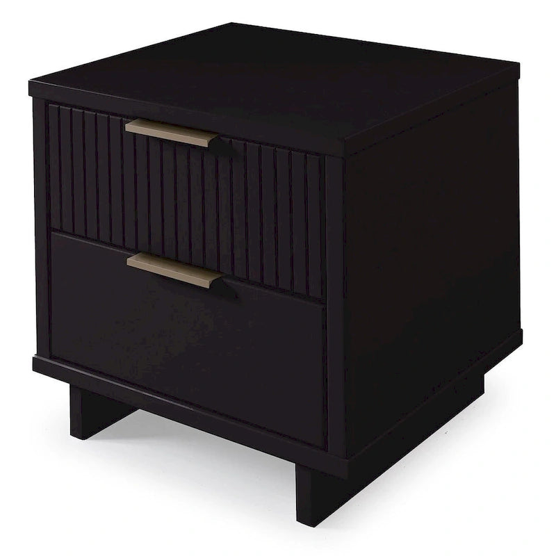 2.0 Modern 2 Drawer Nightstand