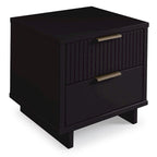 2.0 Modern 2 Drawer Nightstand
