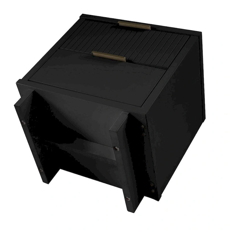 2.0 Modern 2 Drawer Nightstand