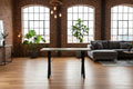 vidaXL Dining Table 47.2x23.6x29.9 Solid Reclaimed Wood - 47.2 x 23.6 x 29.9
