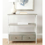 Pale Blue Storage Console Table - 33.9 x 15.2 x 34.8 - 34Wx15Dx35H