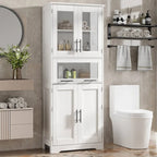 Tall Cabinet with Doors and Adjustable Shelf, Kitchen, Bathroom - N/A