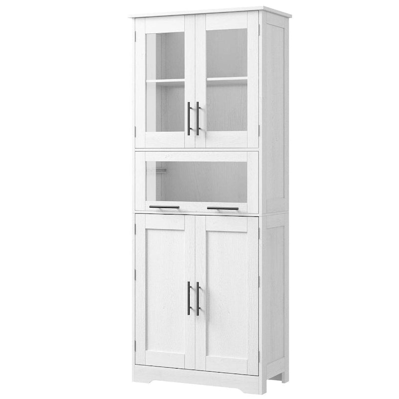 Tall Cabinet with Doors and Adjustable Shelf, Kitchen, Bathroom - N/A